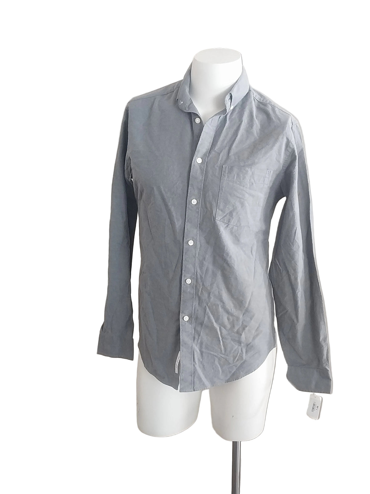 long sleeve work or dress w/pocket Cement